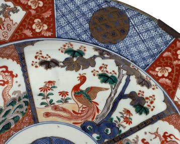 Een porseleinen schaal, Japan, Meiji periode (1868-1912)