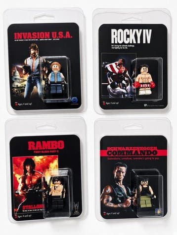 Rocky, Rambo, Commando, Invasion U.S.A. - Arnold, Nieuw