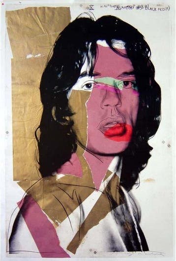 Andy Warhol - Andy Warhol - Mick Jagger - Jaren 2010, Antiek en Kunst