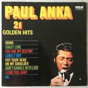 LP gebruikt - Paul Anka - 21 Golden Hits (Europe, 1981), Verzenden, Zo goed als nieuw, Overige formaten