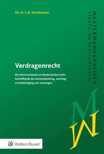 Verdragenrecht | C.B. Modderman | Nieuw, Ophalen of Verzenden, Nieuw, C.B. Modderman