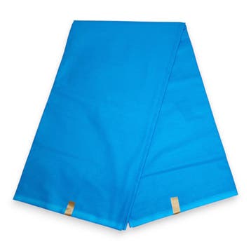 Lichtblauwe effen stof - Lichtblauwe uni kleur - 100% katoen, Ophalen of Verzenden, Nieuw