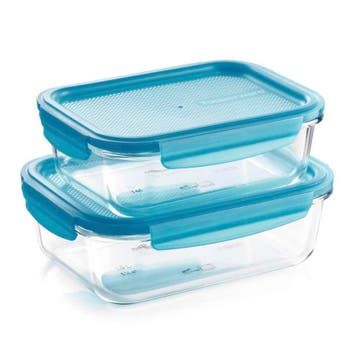 Tupperware Set Premiaglass Ovenschalen met Deksel, Ophalen of Verzenden, Nieuw
