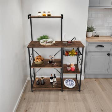 Keukenrek Crawley 90x40x131,5cm, Verzenden, Nieuw