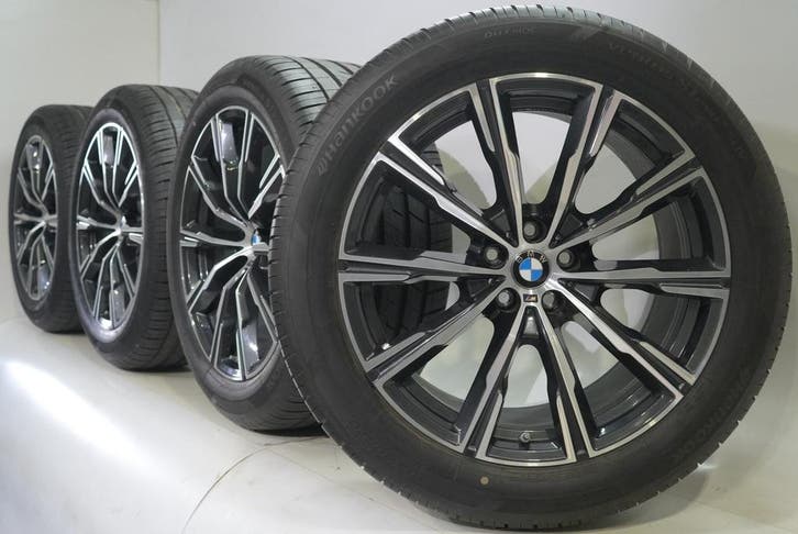 BMW X5 G05 X6 G06 740M 20 inch velgen Hankook Runflat Zomerb, Auto-onderdelen, Banden en Velgen, Velg(en), Gebruikt, 20 inch, Zomerbanden
