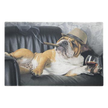 deurmat humor engelse bulldog 75x50cm, Verzenden, Nieuw
