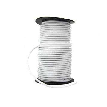 50 meter Elastisch Touw - 6 mm - WIT - elastiek op rol, Caravans en Kamperen, Ophalen of Verzenden, Nieuw