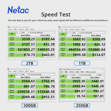 Netac NV3000 NVMe M.2 SSD - 3500MB/s PCIe 3.0 - 250GB, 500GB, Verzenden, Nieuw