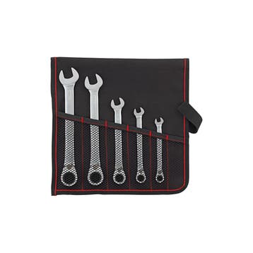 Ratelset omschakelbaar 8-19mm 5-delig in roltas FORMAT, Doe-het-zelf en Verbouw, Gereedschap | Handgereedschap, Verzenden, Nieuw