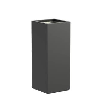 Polyester plantenbak 40x40x100cm - Met bodem, Kunststof, Minder dan 60 cm, Vierkant, Nieuw
