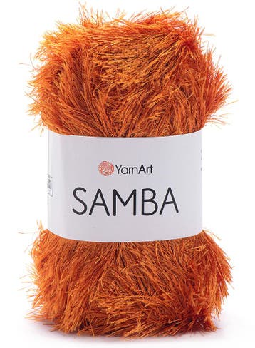YarnArt Samba - 2024 Roestbruin - Harig Franje-/Wimpergare, Ophalen of Verzenden, Nieuw