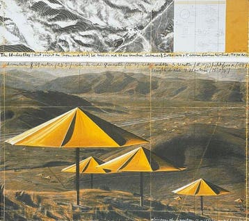 Christo (after) - The Umbrellas (USA) - Domberger licensed
