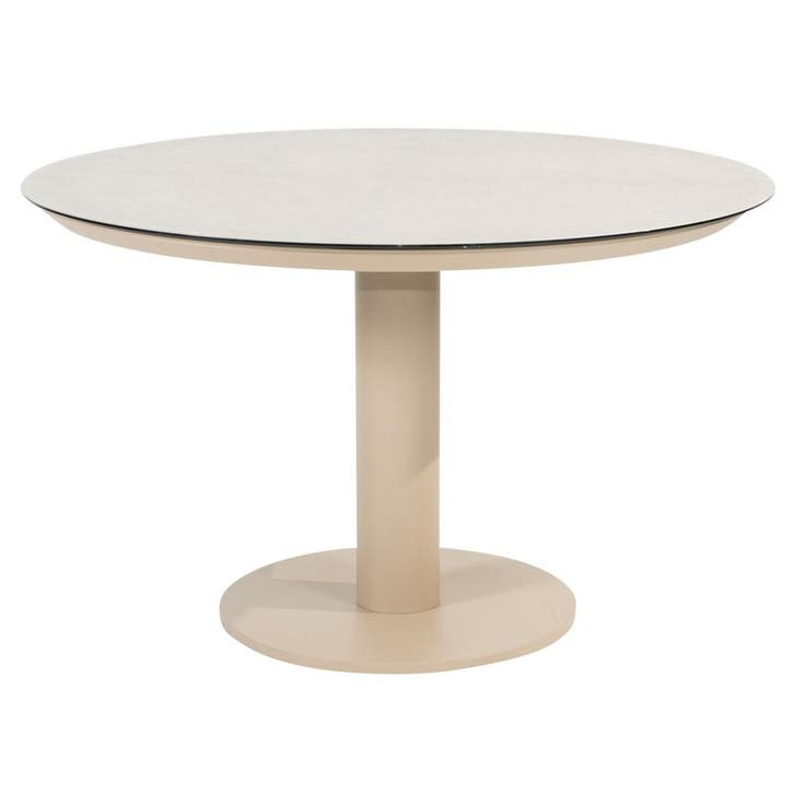 Sarah dining tuintafel 120xH75 cm printed ceramic latte, Tuin en Terras, Tuintafels, Nieuw, Ophalen of Verzenden