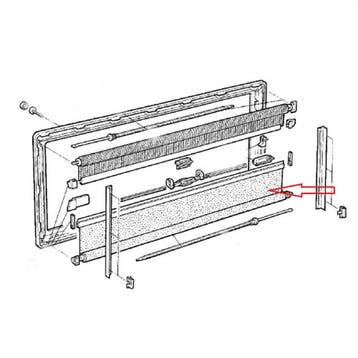 Dometic S3/S4 Verduisteringsrollo Aluminium/Grijs 100x60, Ophalen of Verzenden, Nieuw