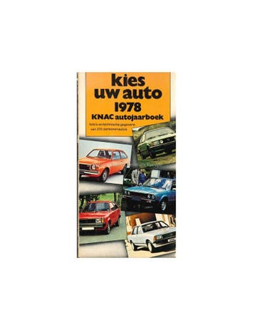 1978 KNAC AUTOJAARBOEK NEDERLANDS, Nieuw, Author
