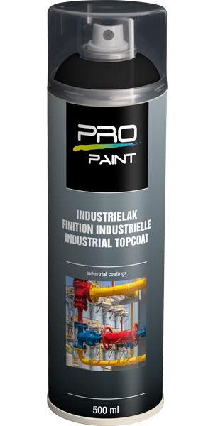 Pro paint industrie lak deklaag 1 stuk, 500 ml, diepzwart,, Verzenden, Nieuw