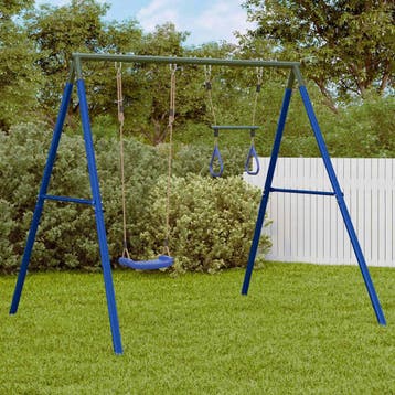 vidaXL Schommelset met schommel en trapeze, Verzenden, Nieuw