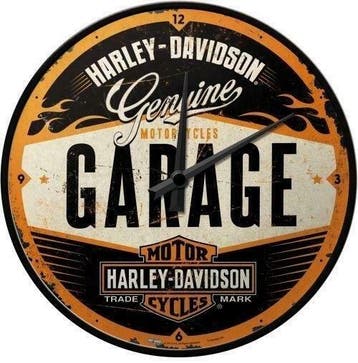 Harley-Davidson Garage klok, Verzenden, Nieuw