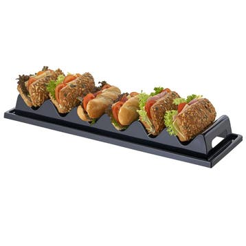 GGM Gastro | Snackdisplay - met 6 vakken - Polystyreen - |, Verzenden, Nieuw in verpakking, Overige typen