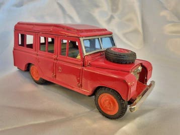 Bandai - Blikken speelgoed - 1960’s Land Rover Tin Car by, Antiek en Kunst