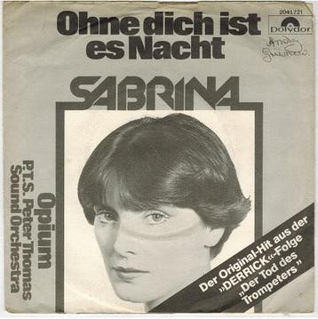 Single vinyl / 7 inch - Sabrina  - Ohne Dich Ist Es Nacht..., Cd's en Dvd's, Verzenden, Zo goed als nieuw, 7 inch, Jazz en Blues