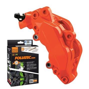 Foliatec Remklauwlakset | NEON oranje | 4 Komponenten, Verzenden