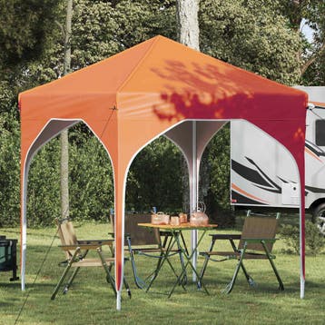 vidaXL Pop-up partytent 194 x 194 x 245 cm Oranje, Verzenden, Nieuw, Partytent