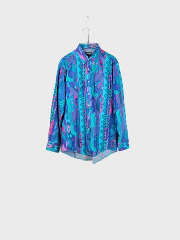 Wrangler Casual Shirt Heren maat L Turquoise Vintage, Ophalen of Verzenden, Nieuw