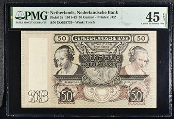 Nederland. - 50 Gulden 1941 - Pick 58 (Zonder minimumprijs)