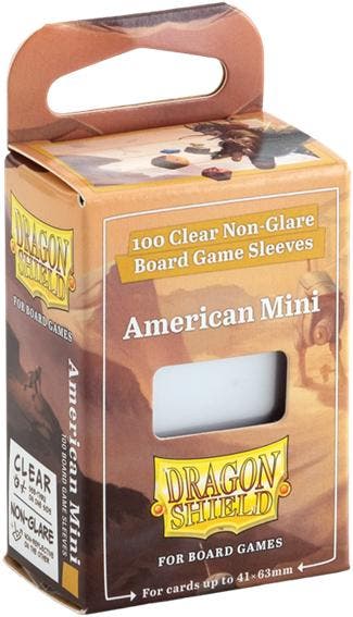 Dragon Shield Board Games Sleeves Non Glare - American Mini, Hobby en Vrije tijd, Verzenden, Nieuw