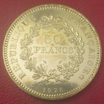 Frankrijk. 50 Francs 1978 Hercule (Zonder minimumprijs)