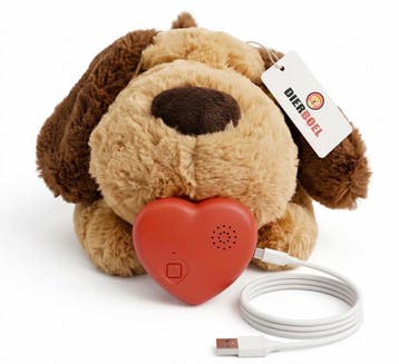 Dierboel® knuffel met hartslag - Oplaadbaar met usb c -..., Dieren en Toebehoren, Verzenden, Nieuw