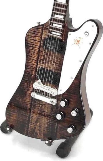 Miniatuur replica Gibson Firebird gitaar Slash Guns N Roses, Ophalen of Verzenden, Nieuw, Pop, Beeldje of Miniatuur
