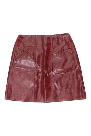 Laagam Rok in maat XS Rood, Kleding | Dames, Laagam, Verzenden, Zo goed als nieuw, Rood