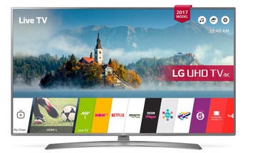 LG 65UJ670V - 65 inch 4K LED Smart TV, Ophalen, 50 Hz, Zo goed als nieuw, 100 cm of meer