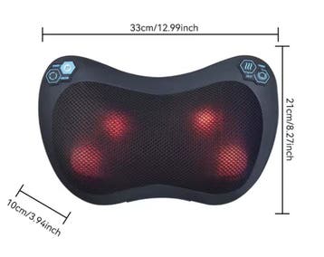 Elektrisch Nekmassage Kussen –Shiatsu met Warmte en Vibratie, Verzenden, Nieuw