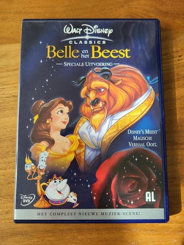 DVD - Belle En Het Beest, Gebruikt, Tekenfilm, Verzenden, Alle leeftijden
