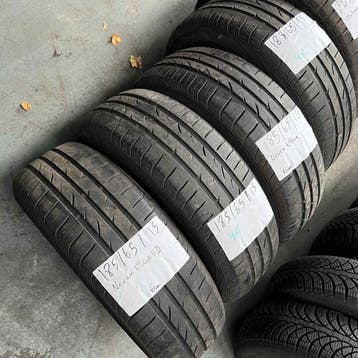 4 x Nexen 185-65-15 Zomerbanden 6mm, Gebruikt, 15 inch, Band(en), Personenwagen