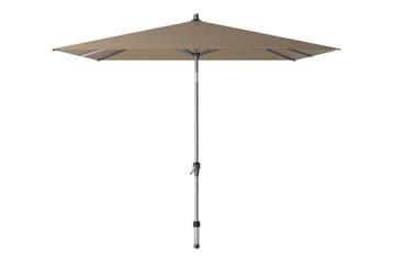 Platinum Riva parasol 2,5x2,5 m. taupe, Tuin en Terras, Parasols, Verzenden, Nieuw, Stokparasol, Kantelbaar
