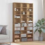 vidaXL CD Kast Artisan Eiken 101 x 23 x 177,5 cm Bewerkt, Huis en Inrichting, Woonaccessoires | Cd- en Dvd-rekken, Verzenden, Nieuw