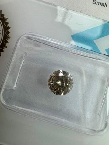 Zonder minimumprijs - 1 pcs Diamant (Natuurlijk gekleurd) -, Nieuw