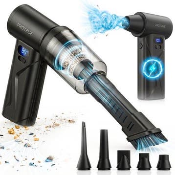 2dekans | Air duster 110.000 RPM - met Handstofzuiger - Auto, Ophalen of Verzenden, Zo goed als nieuw