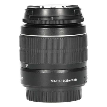 Canon EF-S 18-55mm f/3.5-5.6 III met garantie, Ophalen of Verzenden, Gebruikt