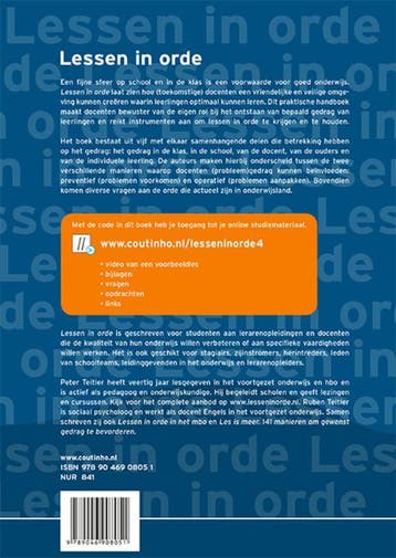 Lessen in orde 9789046908051 Peter Teitler, Boeken, Verzenden, Zo goed als nieuw, Peter Teitler