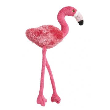 Nature Planet flamingo knuffel - pluche - 23 cm - roze, Verzenden, Nieuw