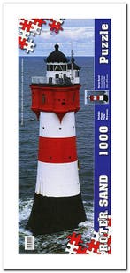 Vuurtoren Roter Sand - Bears Publishing - 1000 Stukjes, Verzenden, 500 t/m 1500 stukjes, Nieuw, Legpuzzel