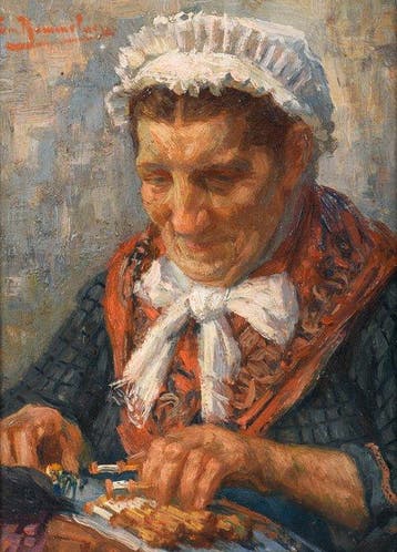Emile Rommelaere (1873–1961) - De kantwerkster