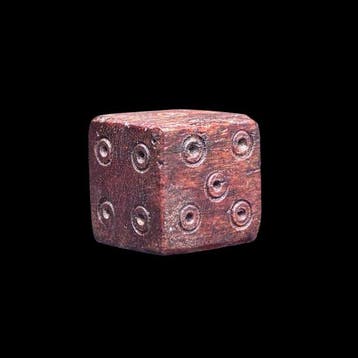Oud-Romeins, Keizerrijk Been dobbelsteen - Ancient Roman