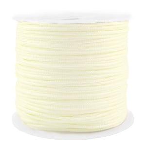 2 meter Satijn koord Macramé draad 1.5mm voordeelrol Crea.., Ophalen of Verzenden, Nieuw, Draad