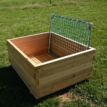 Slowfeeder hout XXL - Meezakkend in bak / 40 mm, Ophalen of Verzenden, Nieuw